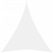 Vela ombreggiante triangolare in tessuto Oxford 5 x 6 x 6 m bianco 02_0009924