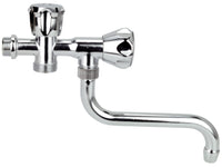 Rubinetto a snodo con attacco lavatrice con maniglia mini