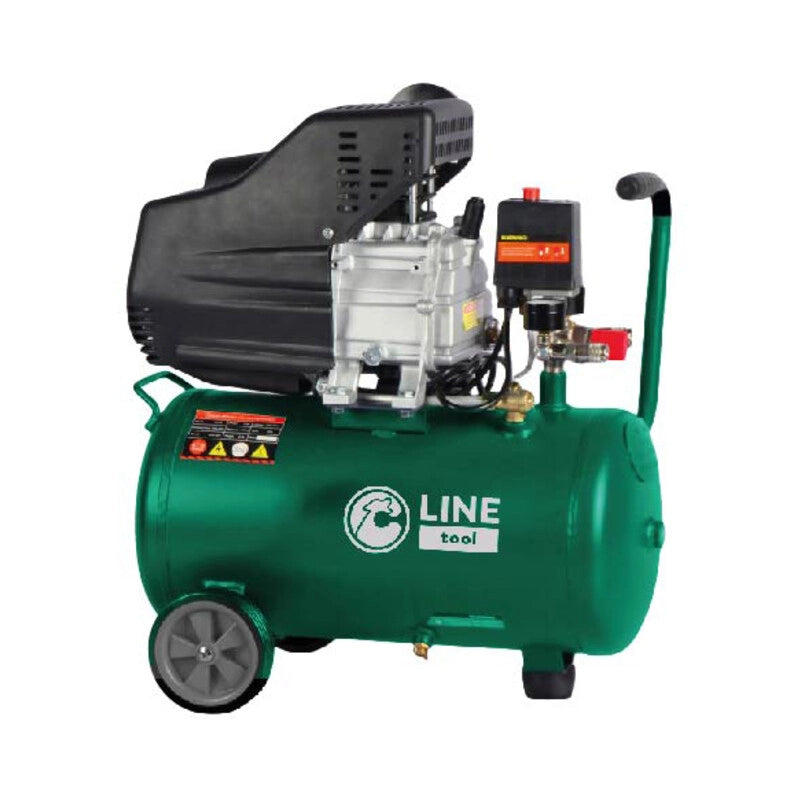 C COMPRESSORE CARRELLATO 24L 2HP 8 BAR- 1,0 pz