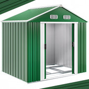 Capanno da Giardino XXL 5m² Fondamenta 260x205x180cm Porta Scorrevole Rimessa per Attrezzi da Esterno 9m³