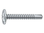 VITE AUTOPERFORANTE TMT RANELLATA CAVA PH IN ACCIAIO ZINCATO BIANCO- - ø mm.4,2x22 - 1000 pezzi AMBROVIT