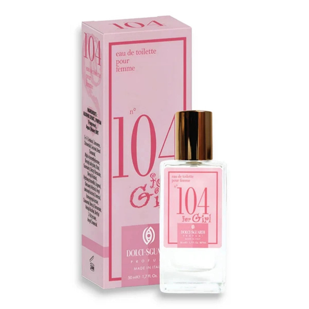 Trade Shop - Profumo Corpo Eau De Toilette Donna Ragazza N°104 50ml Fragranza Dolce Avvolgente 006264 -
