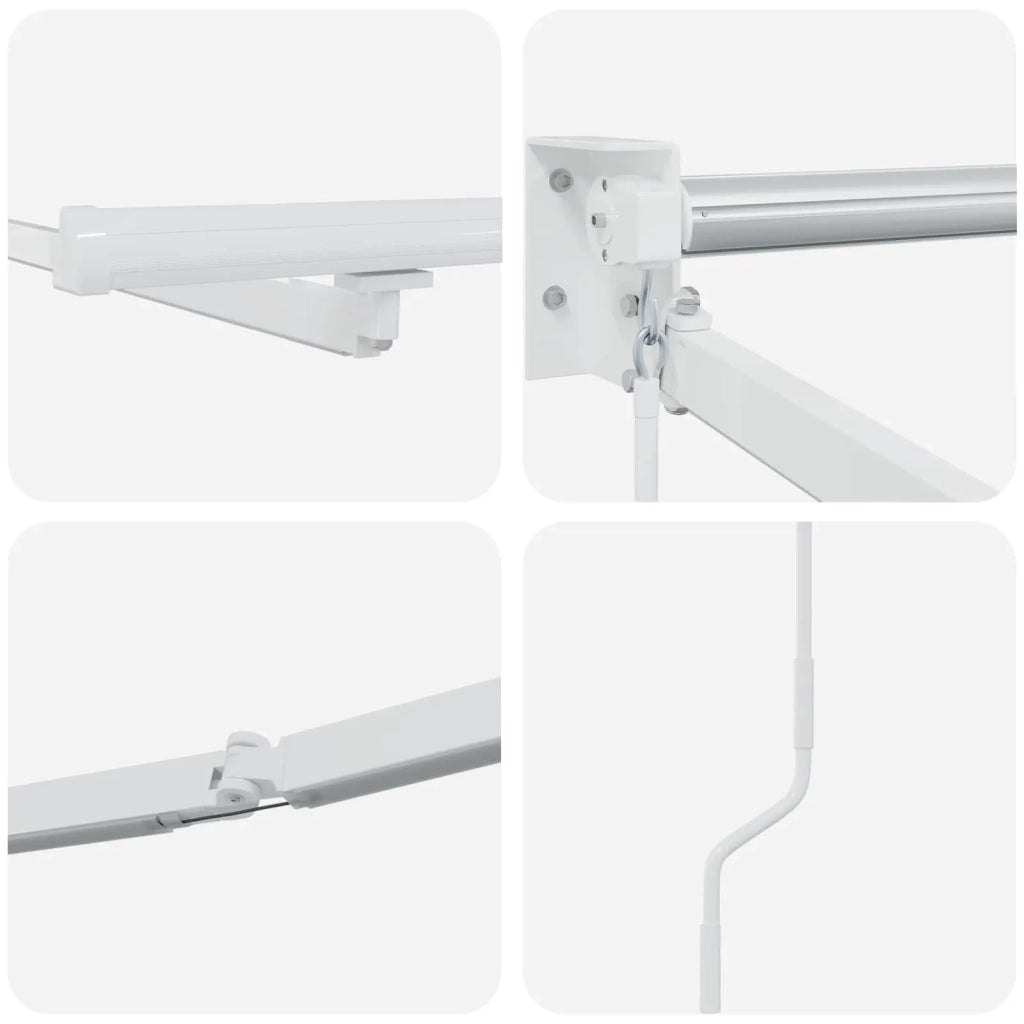 Struttura della tenda elettrica retrattile Bianco 3,5 x 2,5 m 42024196