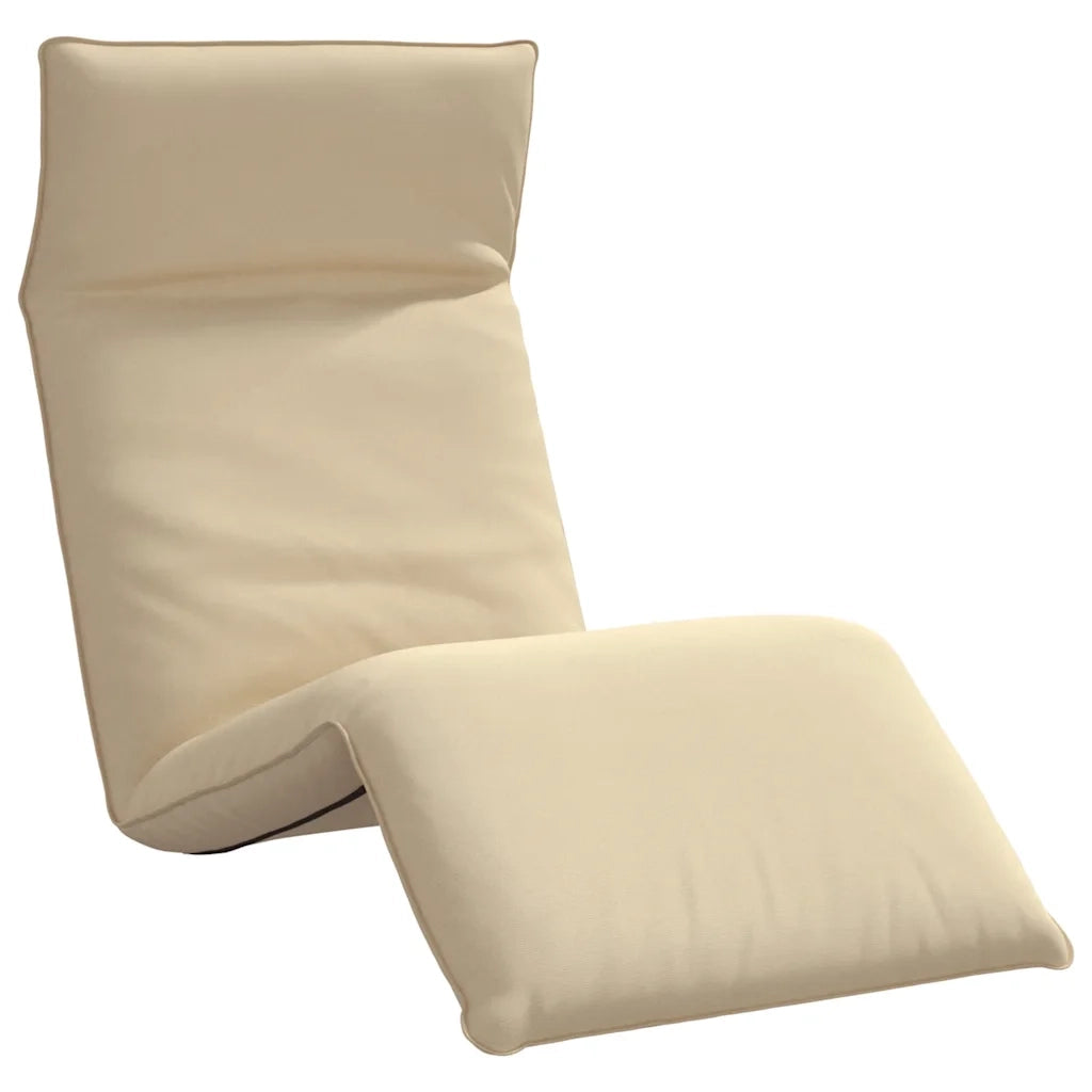 Lettino Pieghevole Beige 175x54x8,5 cm in Tessuto Oxford 4019749