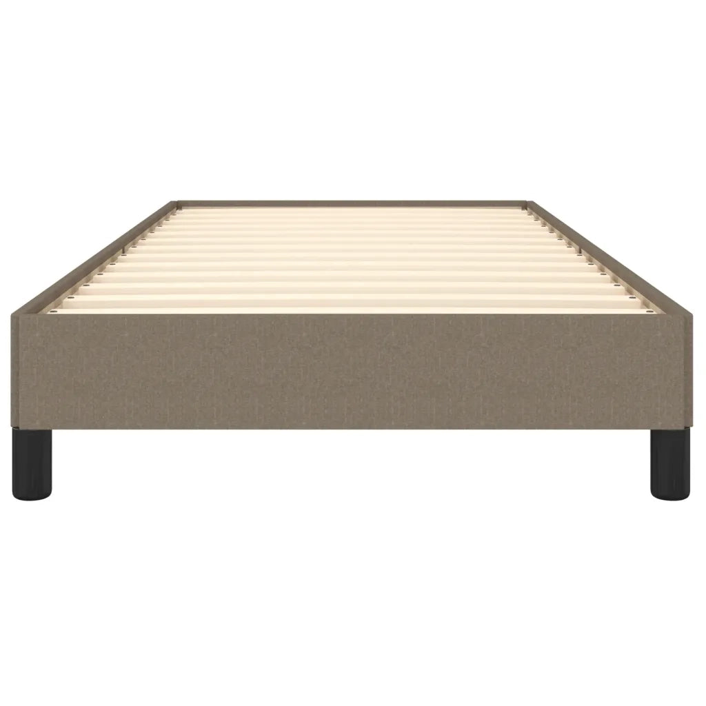 Giroletto senza Materasso-Struttura Letto Tortora 80x200 cm Tessuto 639945