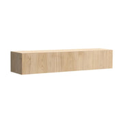 Mobile Porta TV sospeso FLY 160 cm - Colore rovere chiaro