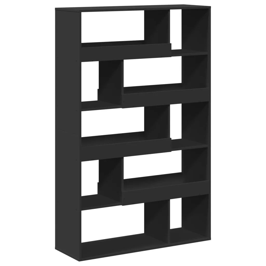 Libreria Nera 100x33x156,5 cm in Truciolato 3309340
