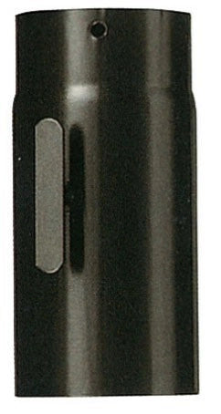 TUBO TRONCHETTO CON VALVOLA D.15 NERO OPACO PESANTE STUFA FUMO STUFE FUMI TUBI