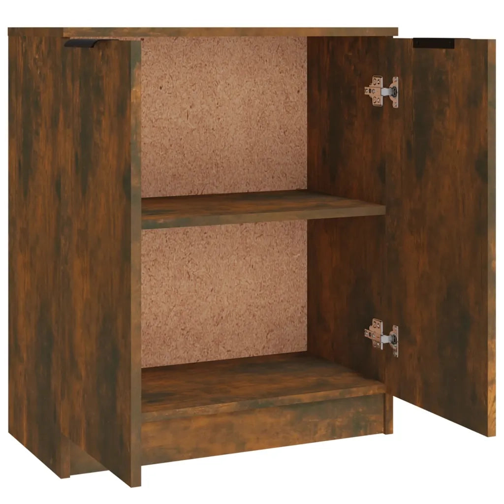 Credenze 3 pz Rovere Fumo in Legno Multistrato cod mxl 5658