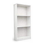 LIBRERIA IN LEGNO CON 3 RIPIANI COLORE BIANCO DIMENSIONI 60X24X120 CM