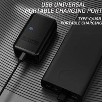 Compressore Portatile con Display Digitale Gonfiatore per Bici Auto Pneumatici