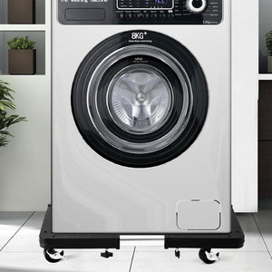 Base Supporto Regolabile per Lavatrice Lavastoviglie Elettrodomestici 4 Ruote