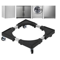 Base Supporto Regolabile per Lavatrice Lavastoviglie Elettrodomestici 4 Ruote