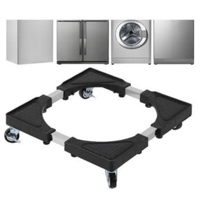 Base Supporto Regolabile per Lavatrice Lavastoviglie Elettrodomestici 4 Ruote