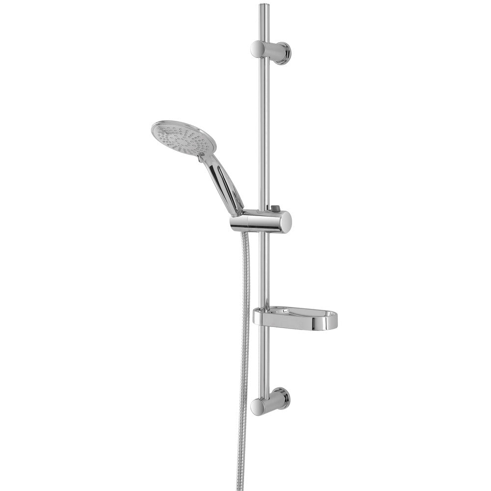 Saliscendi Doccia Regolabile con Doccetta 5 Funzioni Cromo Hidra