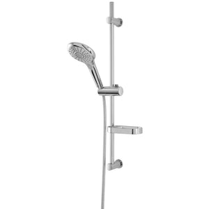 Saliscendi Doccia Regolabile Universale con Doccetta 3 Funzioni Hidra