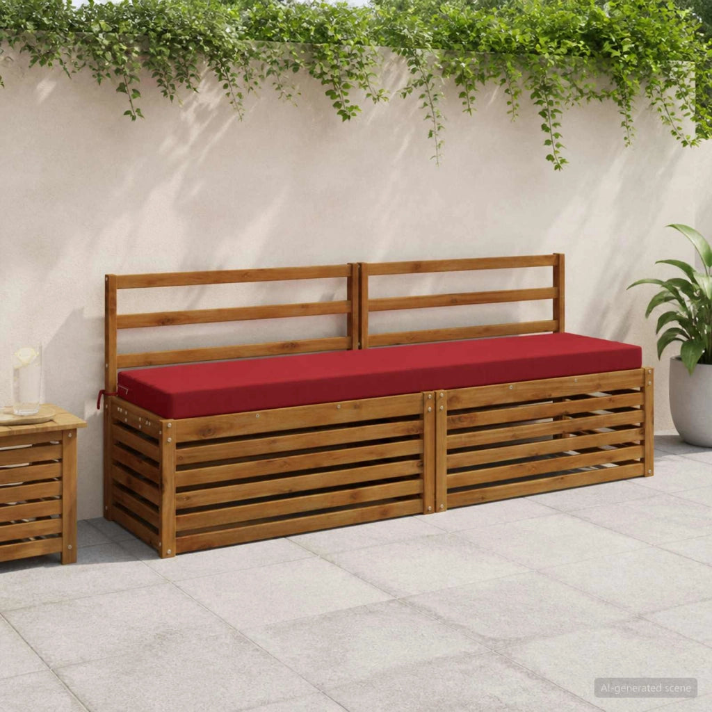 Cuscini per Panchina a 2 Pezzi SOEST 2 pz 100% Poliestere 950065