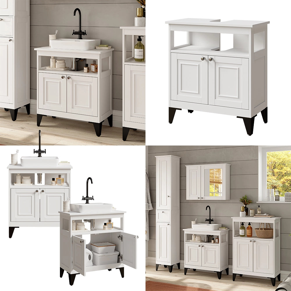 Vicco Mobile sottolavabo per bagno Bianco 60 x 65 cm