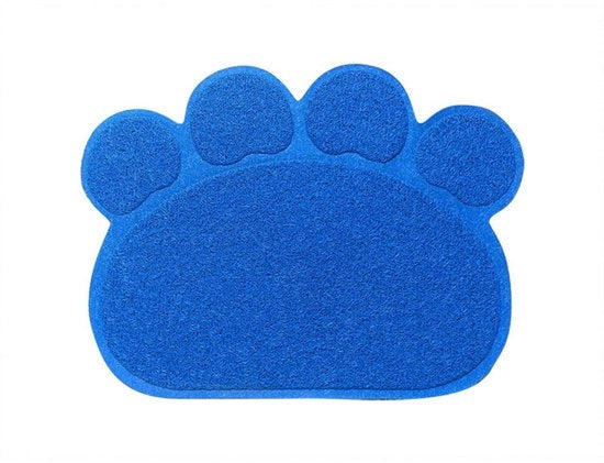 Matrice per gatti - Mat di tessuto lavabile - Mat di gomma antiscivolo impermeabile - Mat per alimentazione e bevanda per cani, gatti, cuccioli e gattini - Mat per gattini per interni - Per i nostri amici pelosi - 60x45cm
