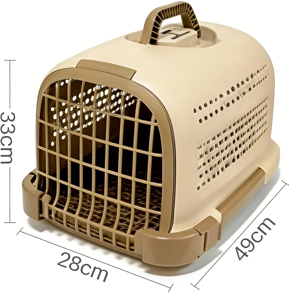 Trasportino per Animali Domestici ¨C zephmum ¨C Gabbia Rigida Ventilata per Gatti e Cani Piccoli