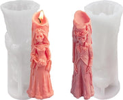 2 Pezzi di Silicone per Modellazione di Candelabri e Decorazioni - Gietmallo per Halloween