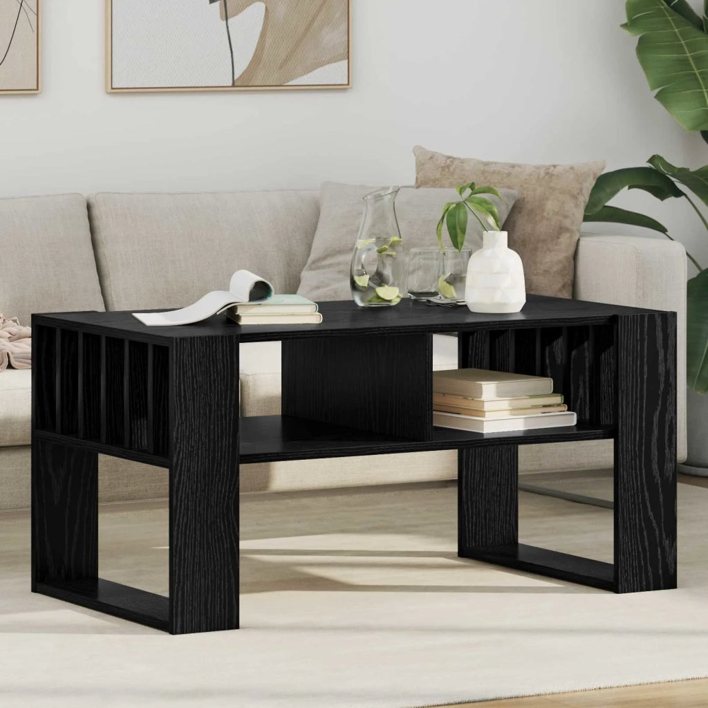 Tavolino da salotto Rovere Nero 92 x 49,5 x 45 cm 8000109