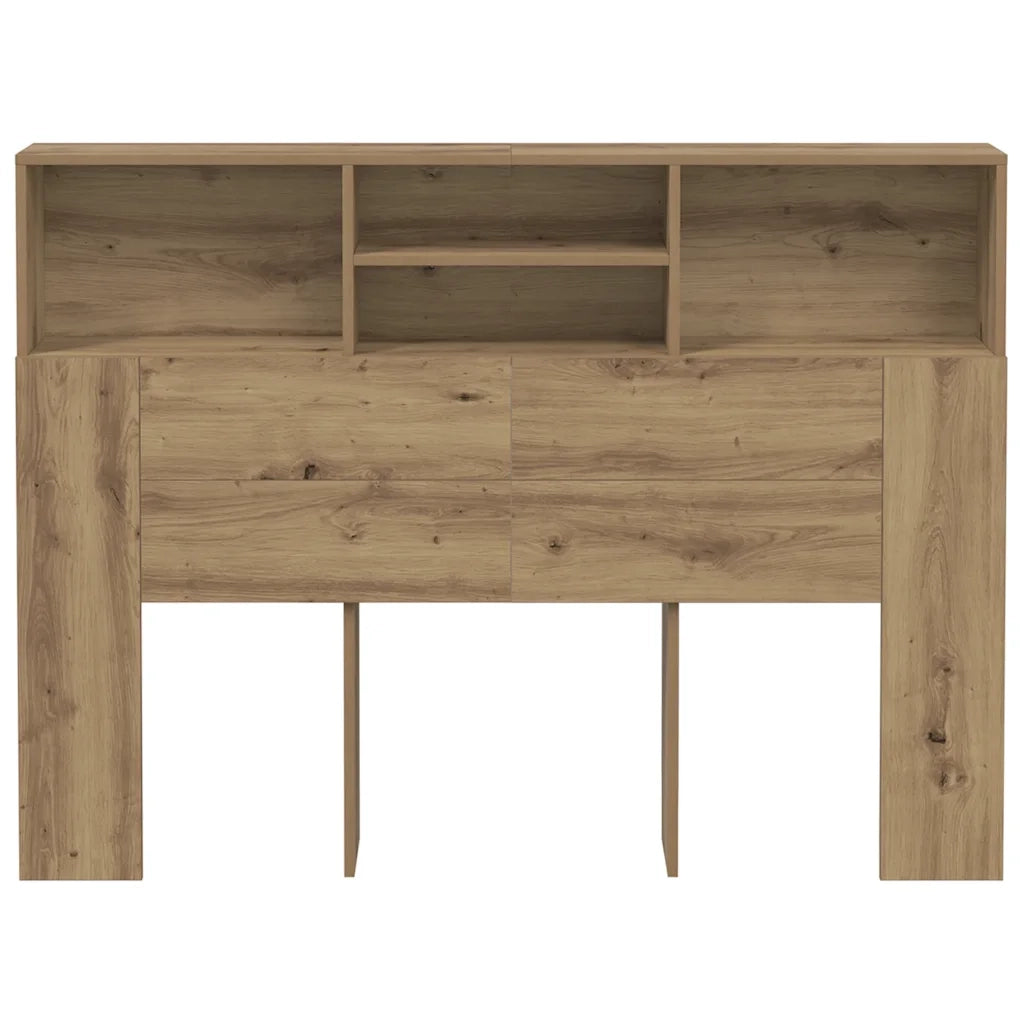 Mobiletto con testiera in rovere artigianale 140x19x103,5 cm 856869
