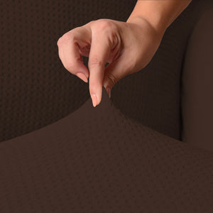 Copridivano Elasticizzato 1 Posto in Poliestere Iris Marrone