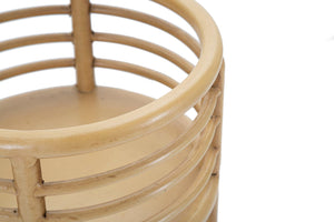 Porta Vaso Panama Stand Ø 30x76 cm in Ferro e Plastica