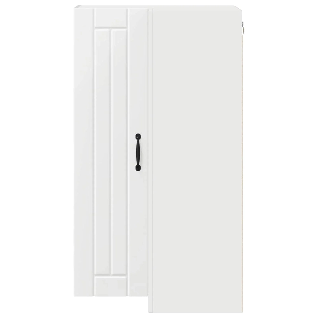 Mobile da cucina moderno e funzionale con pratico spazio di archiviazione 57 x 57 x 100 cm legno ingegnerizzato bianco 02_0054171