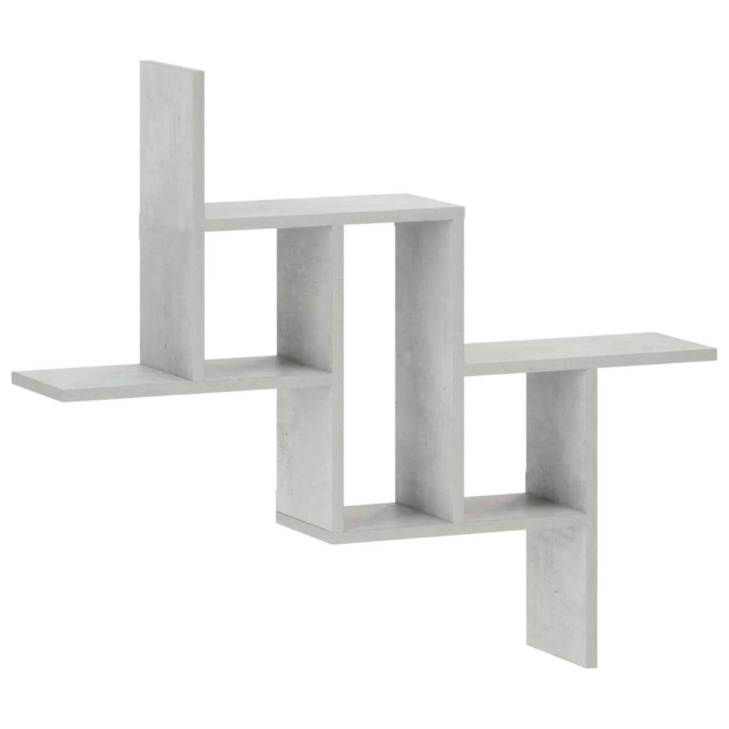 Scaffale da parete Grigio Cemento 87 x 17 x 75 cm 8015123