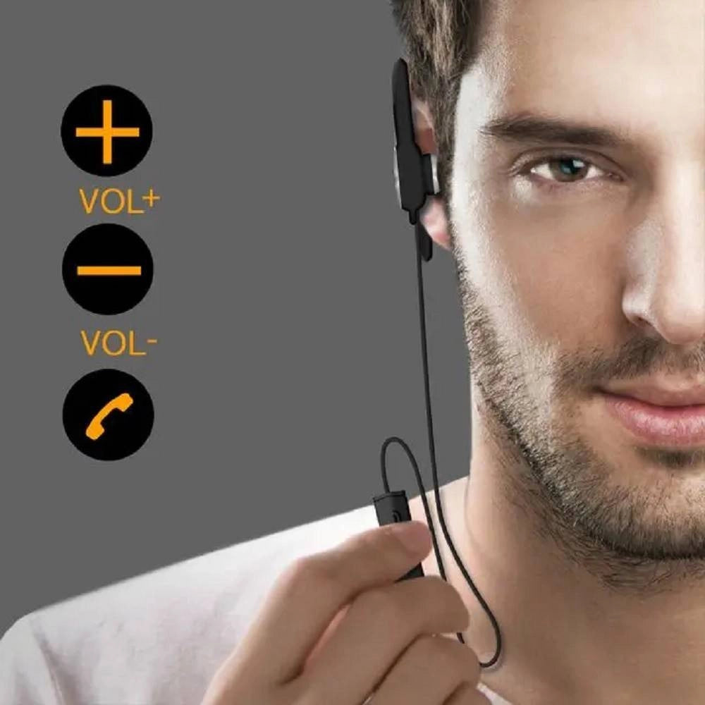 Trade Shop - Auricolari Cuffie Archetto Ds-209 Microfono Smartphone Mp3 Sport Cavo Jack 3,5mm -