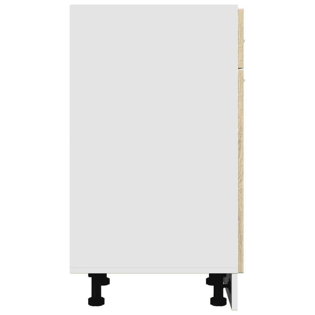 vidaXL Armadio Inferiore Cassetto “Lyon” Rovere Sonoma 40x46x81,5