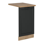 Pannello frontale della lavastoviglie R-Line Antracite rustico/Rovere dorato 45 cm, PL Rovere Vicco
