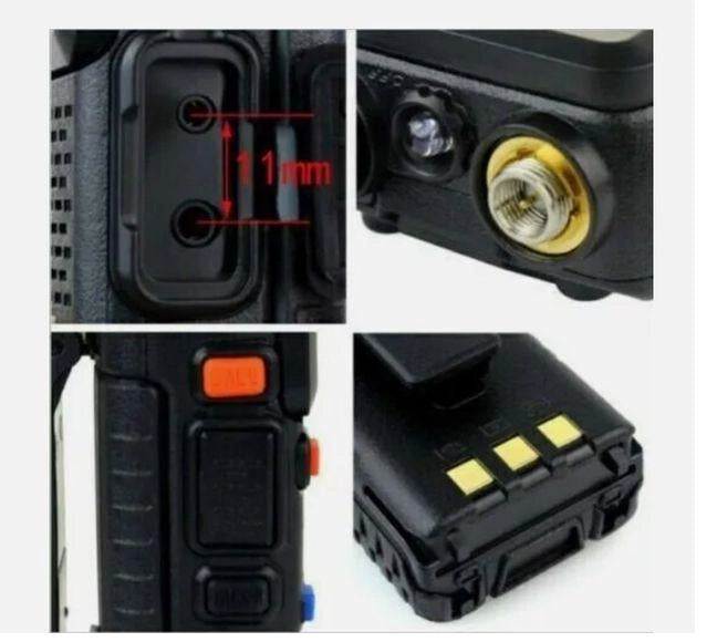 BAOFENG UV-5R VHF/UHF DUAL BAND RADIO 136-174-400-520 Mhz RICETRASMITTENTE