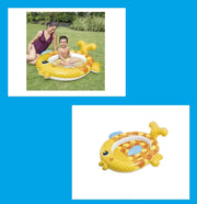 Piscina da Giardino Gonfiabile Forma Pesciolino 140 x 124 x 34 Intex