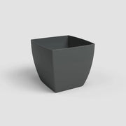 Piatto di Siena - Piatto quadrato per piante - 30cm - Antracite - 100% plastica riciclabile