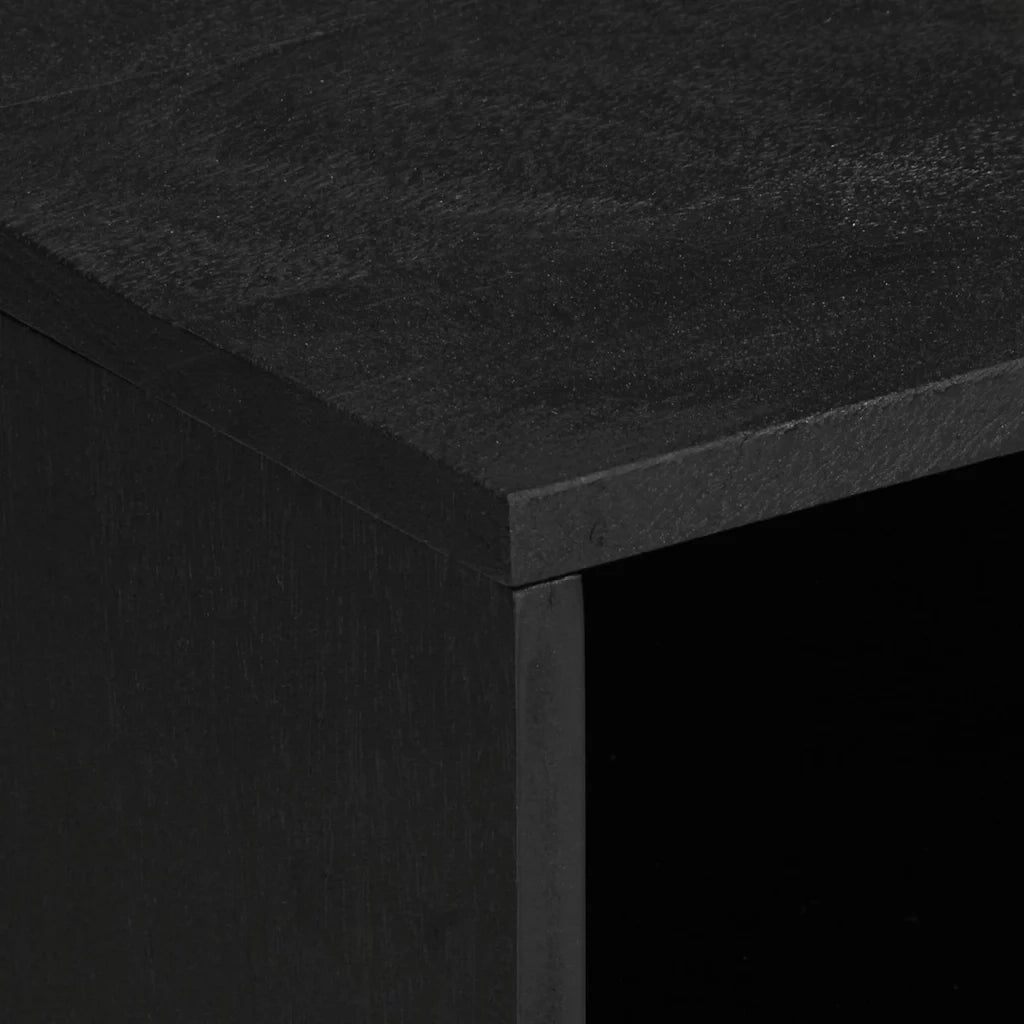 Mobile Porta TV Nero 80x33x46 cm in Legno Multistrato 4017663