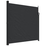 Tenda da Sole | Tenda parasole Laterale Retrattile Nera 200x500 cm
