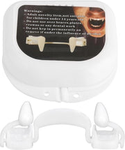 Decorazione per Halloween - Artificiale - Denti da Vampiro - Accessorio di Costume - Materiale Sicuro - Resina/Silicone - Facile da Indossare