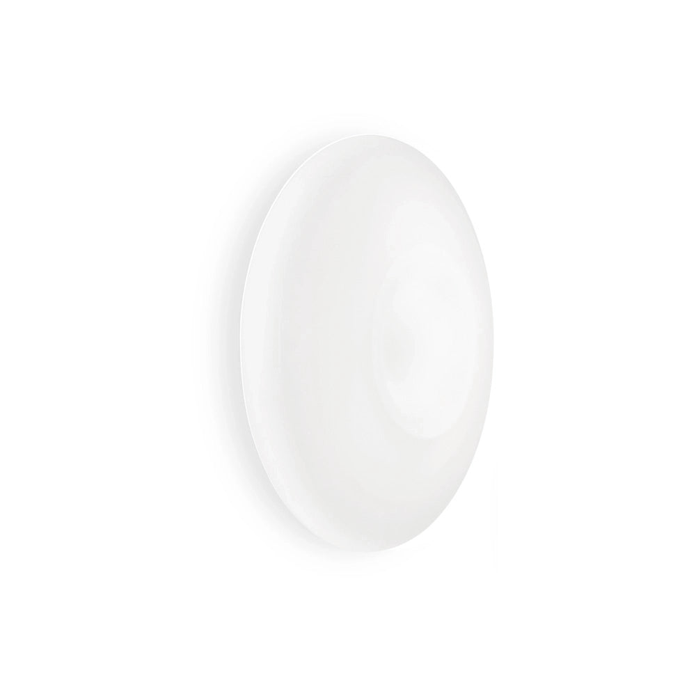 Plafoniera Moderna Glory Vetro Bianco 5 Luci E27 D60Cm