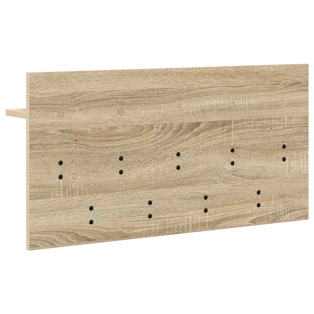 Appendiabiti a muro Rovere Sonoma 80 x 40 x 12 cm 874437