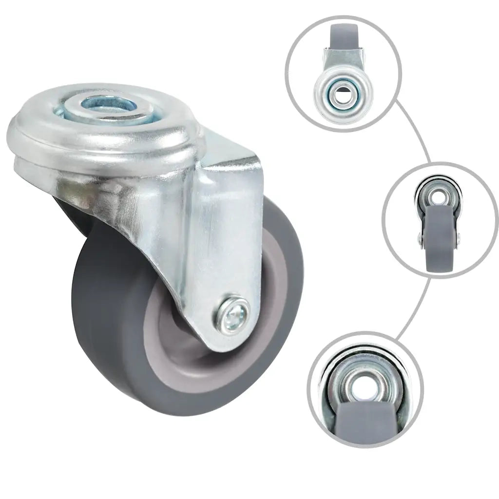 Ruote Girevoli con Foro per Bullone 8 pz 50 mm CFW9544988