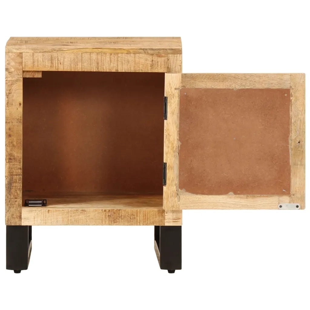 Comodino 40x30x50 cm in Legno Massello di Mango 282759
