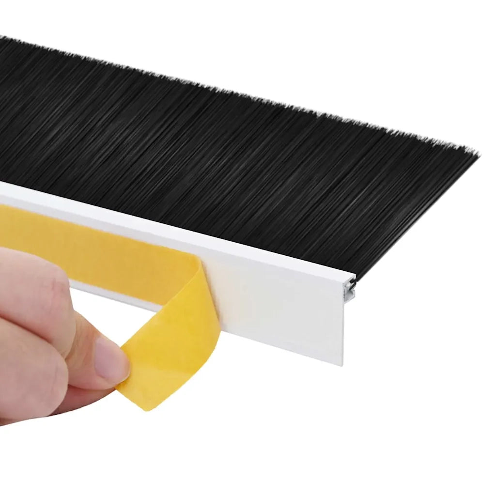 Spazzole per porte autoadesive 6 pz Bianco 100 cm CFW4815965