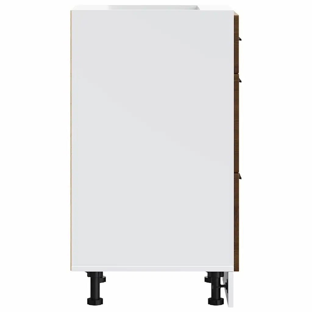 Base da Cucina Porto Rovere Marrone in Legno Multistrato 854227