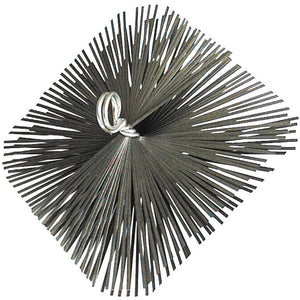 Scovolo quadrato in acciaio cm 20x20 pulizia della canna fumaria spazzacamino