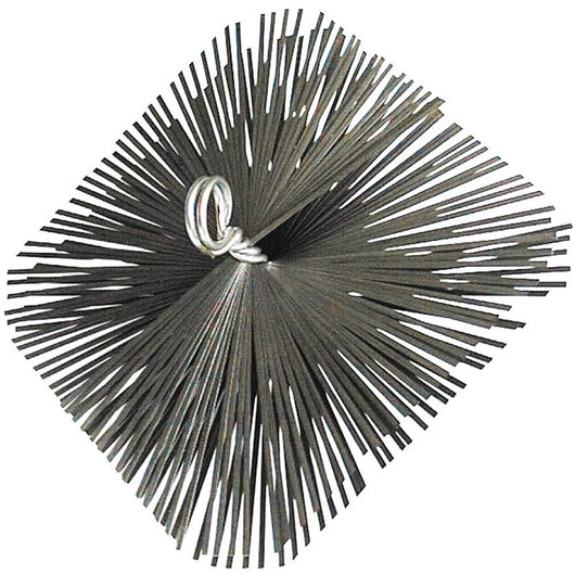 Scovolo quadrato in acciaio cm 20x20 pulizia della canna fumaria spazzacamino