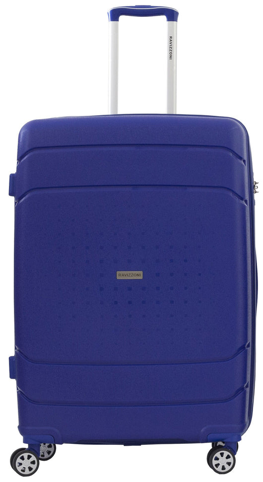 Trolley Valigia Grande Rigida in Polipropilene 4 Ruote TSA Ravizzoni Cuba Libre Blu