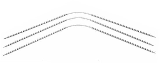 Set di Aghi per Maglia a Sfera 12 pezzi - Acciaio Inossidabile - 2 mm/2,5 mm/3 mm/3,5 mm - Comfortevole Maneggio - Ideale per Calze/Cappelli/Sciarpe - Aghi per Maglia a Sfera